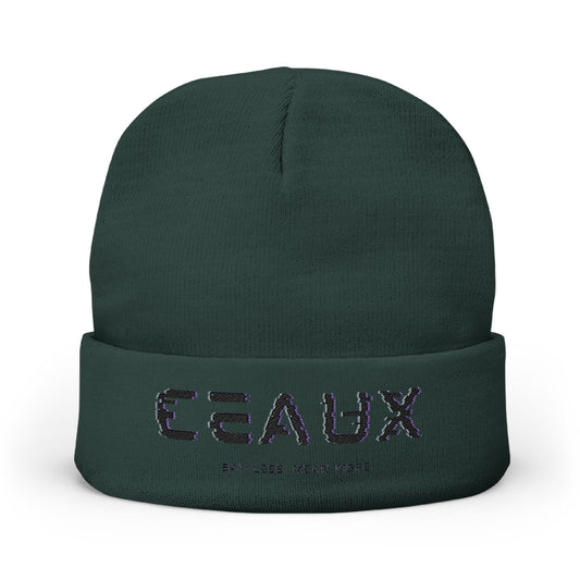 Embroidered 'CEAUX' Knit Beanie — Say Less, Mean More Winter Hat