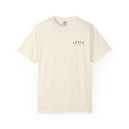 CEAUX Est. 2025 Graphic T-Shirt — Minimal Vintage Logo Tee